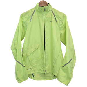 Nike Storm-Fit Jacket Windbreaker Running Biking Yellow Women's Small